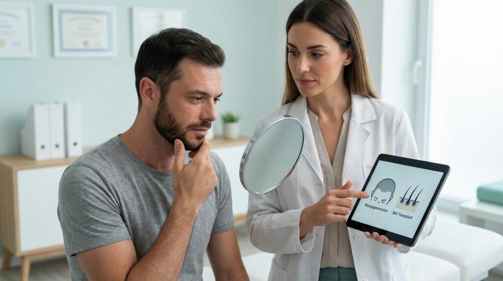 Micropigmentación vs injerto capilar: claves para elegir la solución adecuada